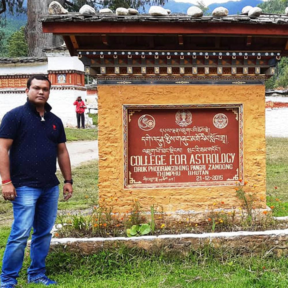 Astrologer Sailyajit Baruah in Astrology College Bhutan
